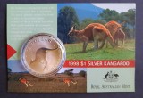 Moneda comemorativa 1 Dollar &quot;Silver Kangaroo&quot; 1998, Australia - Proof - A 2650, Australia si Oceania