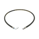 Furtun presiune DN10 1500 mm, sertizat cu armaturi, Racord 1 M20x1,5 90 grade, Racord 2 M20x1,5 drept, Breckner Germany