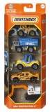 MATCHBOX SET 5 MASINUTE METALICE MBX CONSTRUCTION V SCARA 1:64 SuperHeroes ToysZone, Mattel