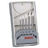 Bosch CYL-9 Ceramic - Set burghie ceramica 4-10 mm tija cilindrica 5 bucati