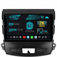 Navigatie Mitsubishi Outlander Peugeot 4007 Citron C-Crosser, Android 13, X-Octacore 8GB RAM + 256GB ROM, 9.5 Inch - AD-BGX9008+AD-BGRKIT276