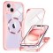 Husa 360&Atilde;&sbquo;&Acirc;&deg; iPhone 14 Techsuit ColorVerse MagSafe, roz