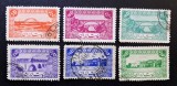Iran (Persia) 1938 - Set 6 Timbre Definite &bdquo;Infrastructură, Poduri &amp; Căi Ferate / Trans-Iranian Railway &amp; Architecture&rdquo; -CLF1