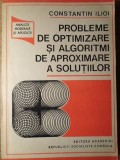 PROBLEME DE OPTIMIZARE SI ALGORITMI DE APROXIMARE A SOLUTIILOR-CONSTANTIN ILOI-279023