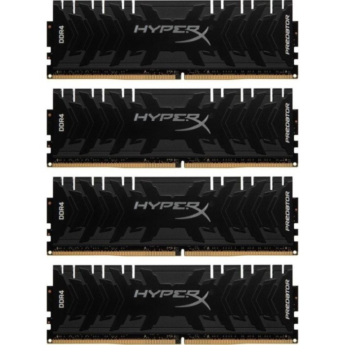 Memorie HyperX Predator Black 64GB DDR4 3000MHz CL15 Quad Channel Kit,