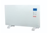 Cumpara ieftin Convector electric de podea Zass ZKG 01 White, 2000 W, Suprafata de sticla, Touch screen - RESIGILAT