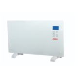 Convector electric de podea Zass ZKG 01 White, 2000 W, Suprafata de sticla, Touch screen - RESIGILAT