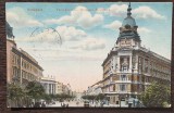 (96) CARTE POSTALA UNGARIA - BUDAPESTA - BULEVARDUL WAITZNER - CIRCULATA 1913, Printata