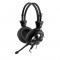 CASTI+MIC A4TECH HS-28 SILVER/BLACK