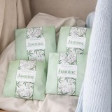 Pliculete parfumate cu aroma de iasomie, set 4 bucati, verde, CMCLASS