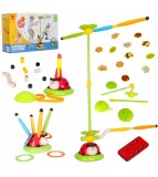 Joc Interactiv 5 in 1 Buburuza Tinta si Bara Rotativa pentru Copii