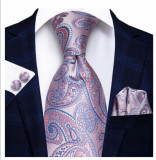 Set cravata + batista + butoni - matase - model 41