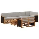 vidaXL Seturi de canapele Lemn Solid de Acacia 3384522