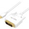 Cablu DisplayPort 1.2 Alb 3m