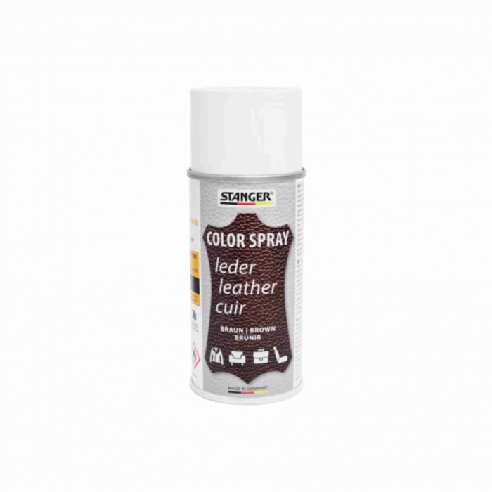 Spray Vopsea Piele, Stanger Leather Maron, 150ml