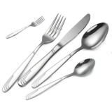 Set tacamuri 30 piese Bohmann Premium, Otel inoxidabil, argintiu