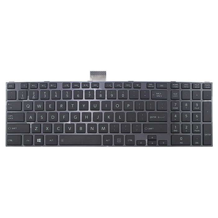 Tastatura Laptop, Toshiba, Satellite S70-A, S70D-A, S70T-A, S70-B, S70D-B, S75-A, S75-B, S75D-B, S75T-B, Neagra, layout us