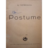 G. Topirceanu - Postume (Editia: 1938)