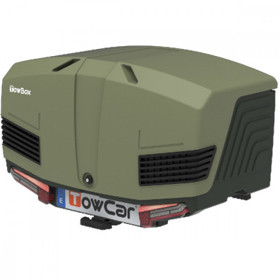 Cutie portbagaj pe carligul de remorcare Towbox V3 Camper Verde foto