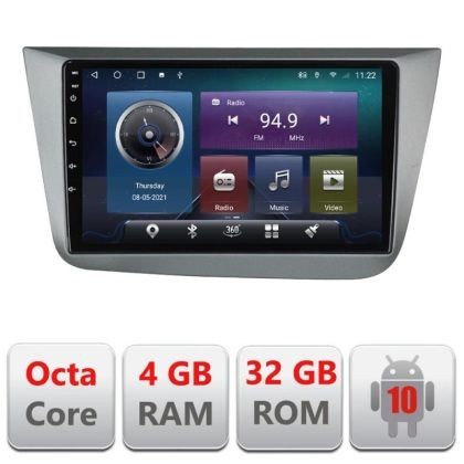 Navigatie Seat Leon 2005-2012 C-leon05 Octa Core cu Android Radio Bluetooth Internet GPS WIFI 4+32GB CarStore Technology