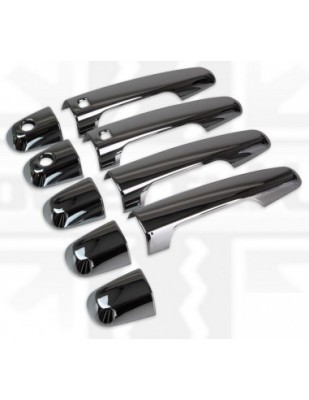 Set manere cromate Mitsubishi L200 Triton KEYLESS 2015, 2016, 2017, 2018, 2019 MTE100 foto