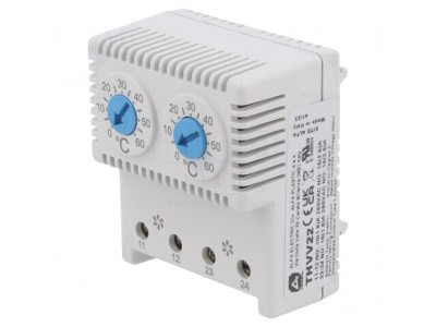 Termostat NO 10A 250VAC cu Cleme Şurub -25&amp;divide;80&amp;deg;C (Set 2 Buc) foto