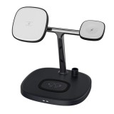 Statie de alimentare pentru iphone, iwatch, airpods, apple pencil, 15w, yesido, black
