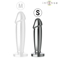 Plug Anal Vibrator INTENSE S &ndash; 10 Vibrații, Aluminiu, cu Telecomandă, Rezistent la Apă