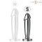 Plug Anal Vibrator INTENSE S &ndash; 10 Vibrații, Aluminiu, cu Telecomandă, Rezistent la Apă