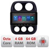 Navigatie Jeep Compass 2010-2016 I-2500 4+64 ecran 10.33&quot; Android Waze USB Navigatie Internet Youtube Radio CarStore Technology