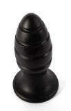 Dop Anal Extra Girthy VIII, Negru, 25 cm