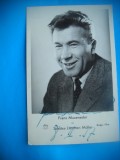 HOPCT 1498 FRANZ MUXENEDER -GERMANIA -ACTORI/ARTISTI-AUTOGRAF-CIRCULATA