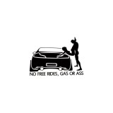Abtibild &quot;NO FREE RIDES&quot; Cod: XS-04 Automotive TrustedCars, Oem