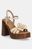 Aldo sandale BEACHBLOOM culoarea bej, 13902549