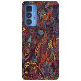 Husa compatibila cu Motorola G50 model Neon Trip, Silicon, TPU, Viceversa, Transparent, Carcasa