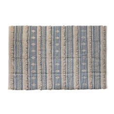 Covor DKD Home Decor 230 x 160 x 2 cm Albastru Bumbac Alb Boho