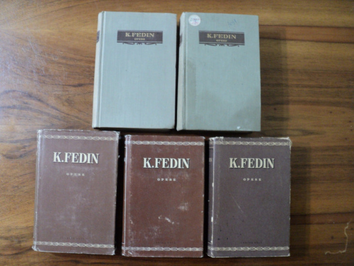 Opere (vol. 1, 2, 3, 4, 5) / Konstantin Fedin