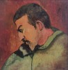 PICTURA- TABLOU nou , -Copie autoportret Paul Gauguin - pictor roman consacrat, Portrete, Ulei, Impresionism