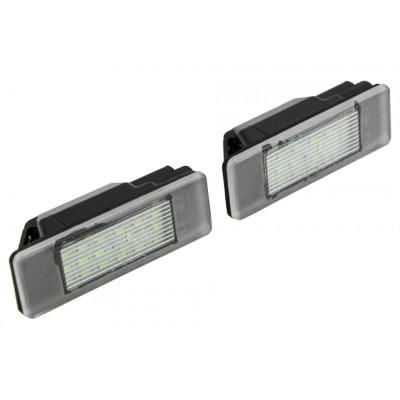 Set Lampa numar LED Canbus Peugeot 207/207 CC 2006-, 307 2001-, 308 2007-, 3008 2009-, 407 2004-, 508 2010-, Citroen C2 2003-, C3 2002-, C4 2004-, C5 foto
