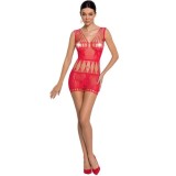 PASSION - WOMAN BS090 RED BODYSTOCKING ONE SIZE, PASSION WOMAN