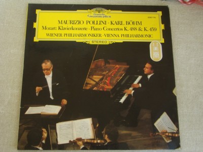 MOZART - Concert de Pian K 488 si K 459 - Karl Bohm - Vinil Deutsche Grammophon foto