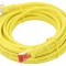 Patch cord S/FTP Cat6 Cu LSZH galben 5m