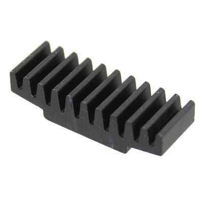 Radiator extrudat, aluminiu, 10x30mm, negru, FISCHER ELEKTRONIK, ICKSMDC10SA, T136903 foto