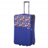 Troler Neo Albastru Cu Print 74X45X26 Cm 1246 ComfortTravel Luggage, Ella Icon