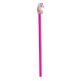 Creion 3D, Model Unicorn, Culoare Roz, Lungime 20cm