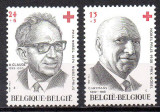 BELGIA 1987, Personalitati, Premiul Nobel, serie neuzata, MNH, Nestampilat