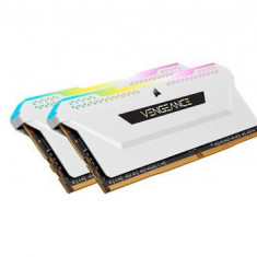 Memorie Corsair Vengeance RGB Pro SL White, 2x16GB, DDR4, 3200MHz, CL16