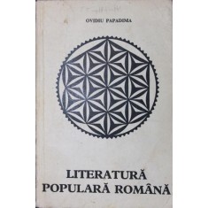 LITERATURA POPULARA ROMANA - dedicatie!!!