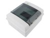 Carcasa modulara ELEKTRO-PLAST NASIELSK EP-LUX PLUS, 6 module, IP65, ABS, Gri deschis, Montaj perete