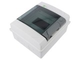 Carcasă pentru aparatură modulară IP65 gri deschis 6 module